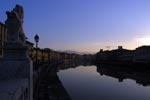 The lungarni, viewed by the Solferino bridge