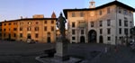 The statue of Cosimo de Medici, scluptured by Pietro Francavilla in 1596