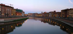 The lungarni, viewed by the Ponte di Mezzo